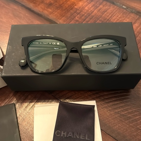 Chanel square frames 0ch3392 size 51mm NWT - Picture 11 of 13